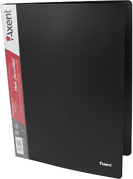 Папка "Axent" №1301-01 A4 з затиск. чорна(1)(10)