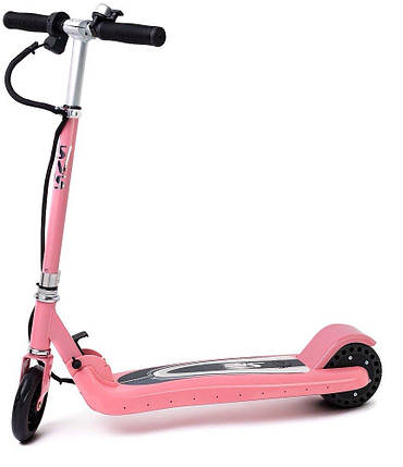 Електросатокат дитячого SNS 5,5" Kids. Світло, звук, важіль газу. Рожевий, фото 2