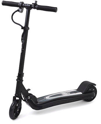 Електросамокат дитячий SNS 5,5" Kids. Світло, звук, важіль газу. Чорний, фото 2