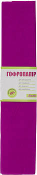 Папір гофра №5 2м х50см 55% 26,4г/м2 "1В" №703068 (маджента)(10)(200)