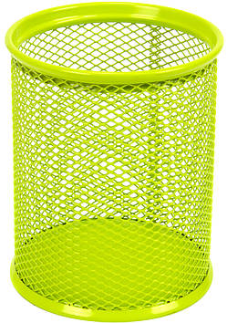 Підставка для ручок метал. "Kite" №K17-2110-09 круг.,салатова(12)(96)