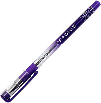 Ручка кульк. "Radius" №0184 I-pen 0,7мм фіолетова,напівпрозор.(12)(144)(1728)