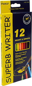 Олівці кольор. 12 кольор. "Marco" №4120-12CB аквар.(12)(240)