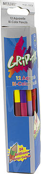 Олівці кольор. 24 кольор./12шт "Marco" №9121-12CB аквар. трикут.(12)(240)