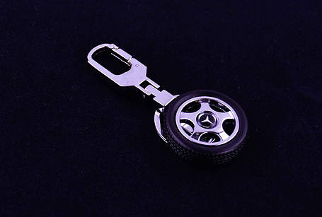 Брелок у формі колеса з логотипом Mercedes Benz, фото 1