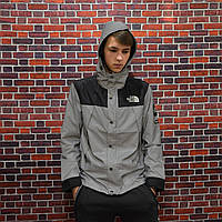 Куртка чоловіча The North Face сіра рефлективна
