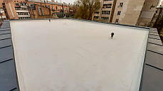 Реновація плоскої покрівлі за допомогою ПВХ-мембрани.