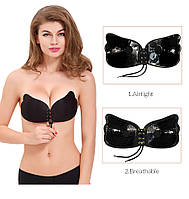 Fly bra бюстик невидимості чорного кольору на чашку А В С
