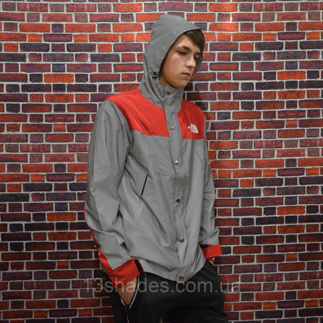 Рефлективна Куртка Supreme x The north face red, фото 1