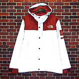 Рефлективна Куртка Supreme x The north face red, фото 6
