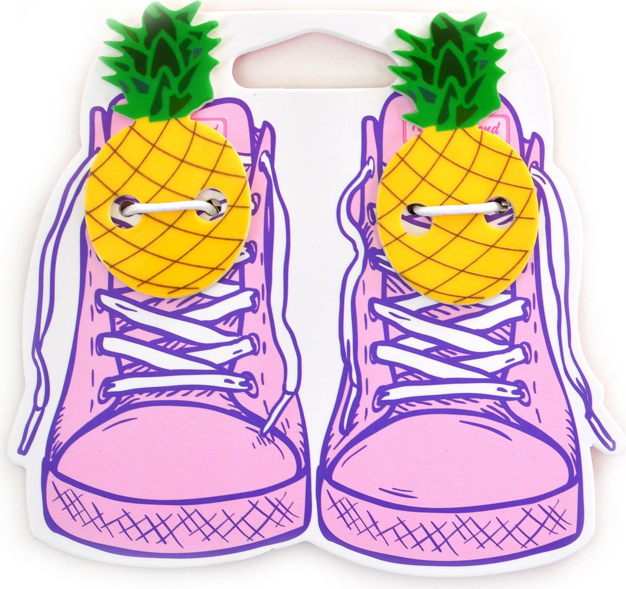 Набір аксесуарів для шнурків "Yes Weekend" Pineapple №555820(6)