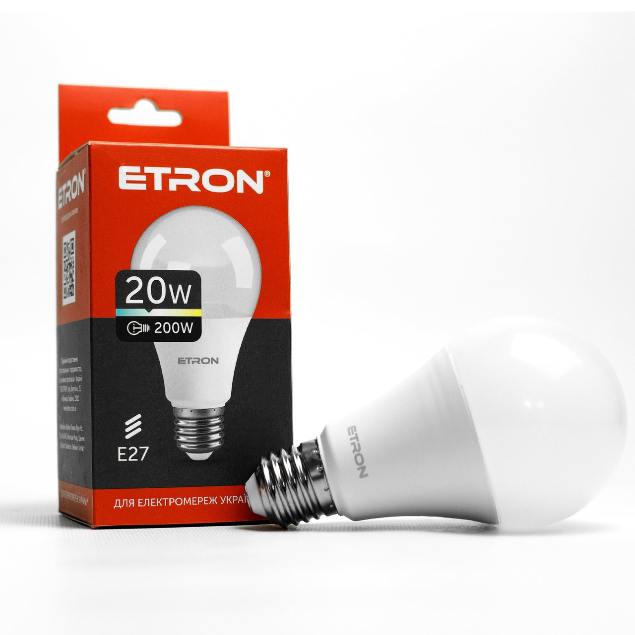 Лампа "Etron Light Power" LED 1-ELP-002 A70 20Вт 4200K Е27(10)