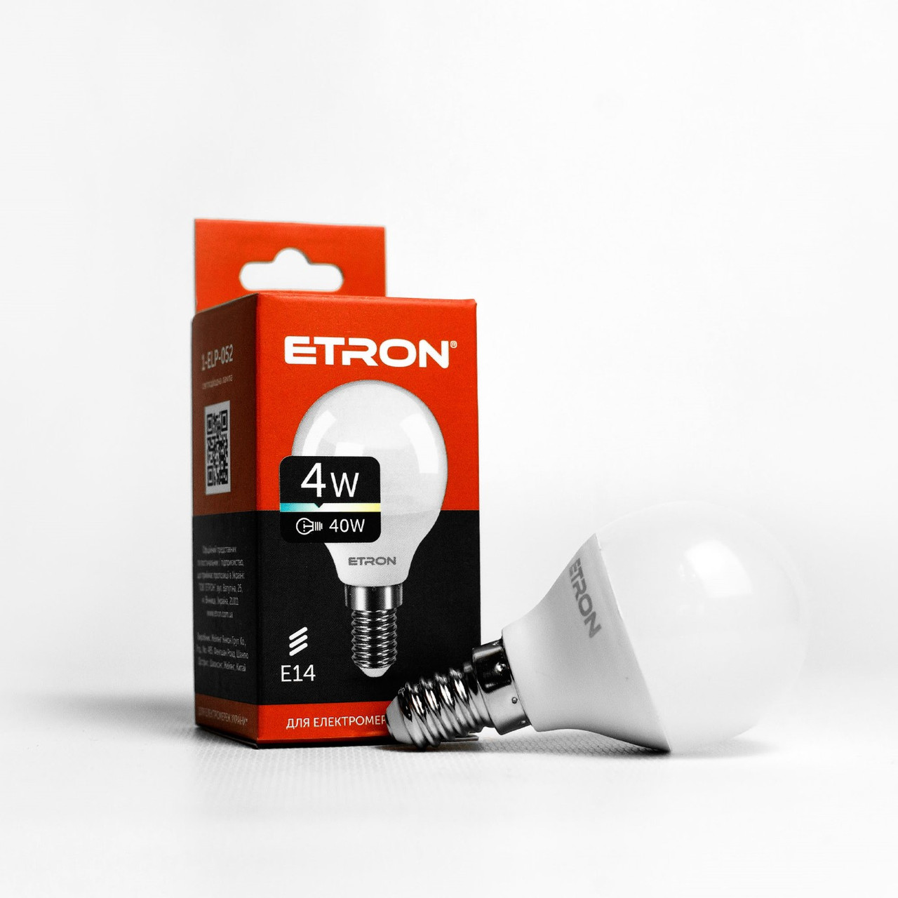 Лампа "Etron Light Power" LED 1-ELP-052 G45 4Вт. 4200K E14(10)