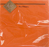 Серветки столові ТМ "Luxy" 3-х шарові (20шт) помаранчева(15)