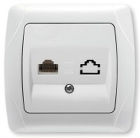 Розетка VIKO carmen комп'ютерна ( RJ 45 CAT 5e )