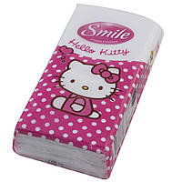 Хустинки паперові "Smile" Hello Kitty(288)