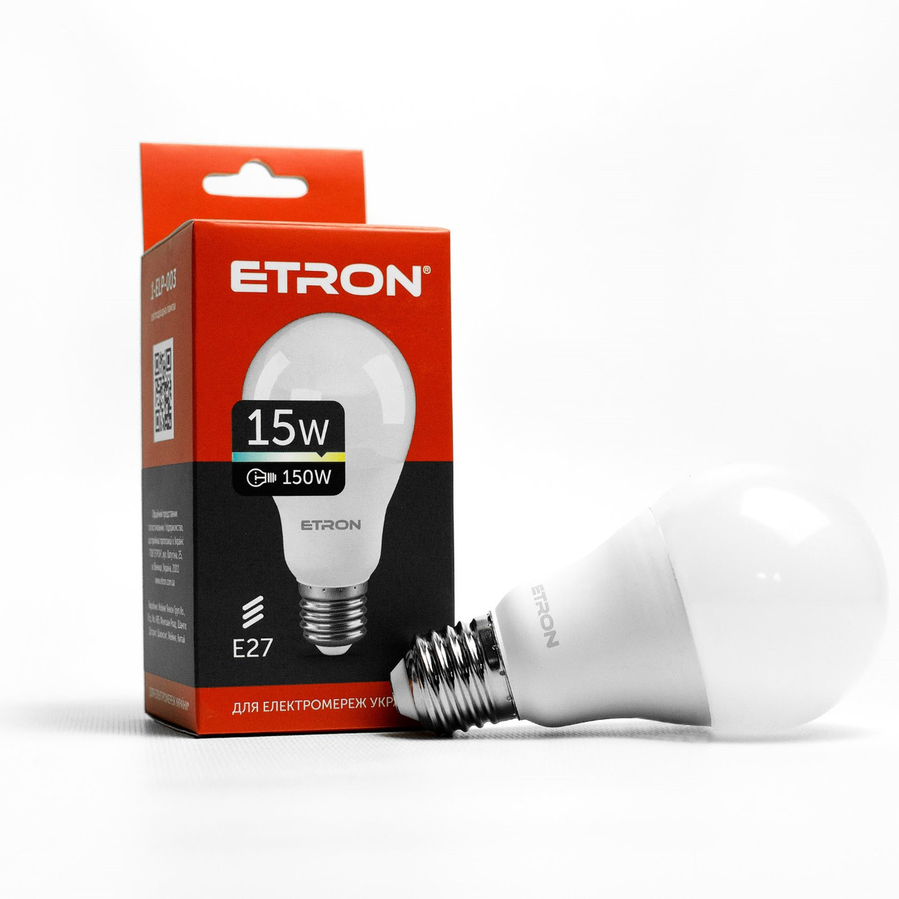 Лампа "Etron Light Power" LED 1-ELP-003 A65 15Вт 3000K Е27(10)