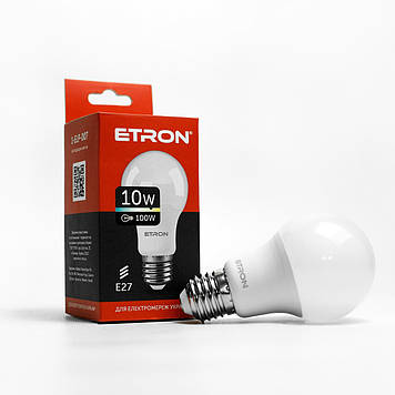 Лампа "Etron Light Power" LED 1-ELP-007  A60 10Вт 3000K Е27(10)