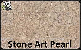 Пробкові панелі (шпалери) Stone Art Pearl TM Wicanders 600*300*3 мм