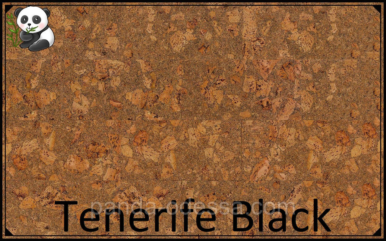 Коркові панелі (шпалери) Tenerife Black TM Wicanders 600*300*3 мм