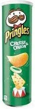 Чіпси Pringles Cheese and onion, сир та цибуля, 165г, 19 шт/ящ, фото 1