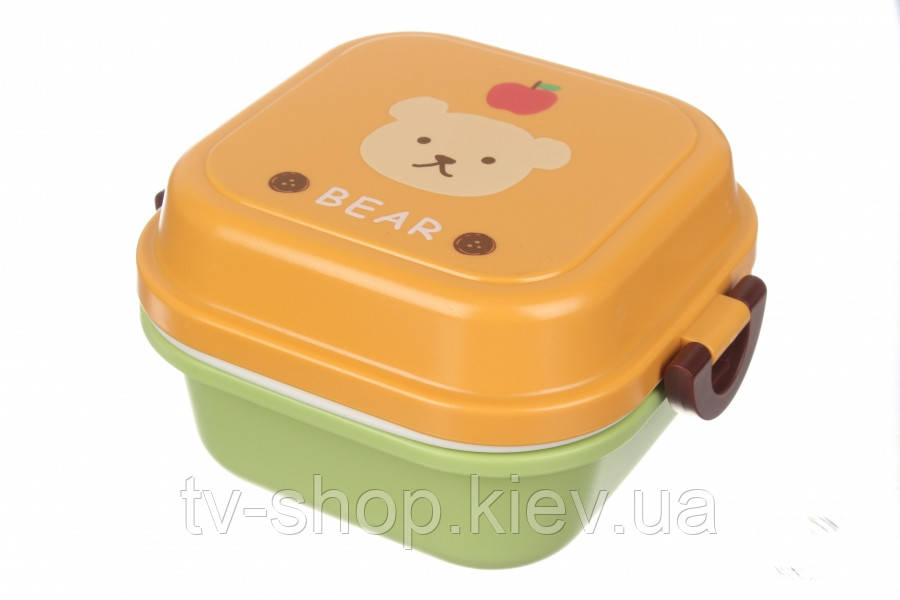 Ланчбокс Bear, 2 яруси, фото 1