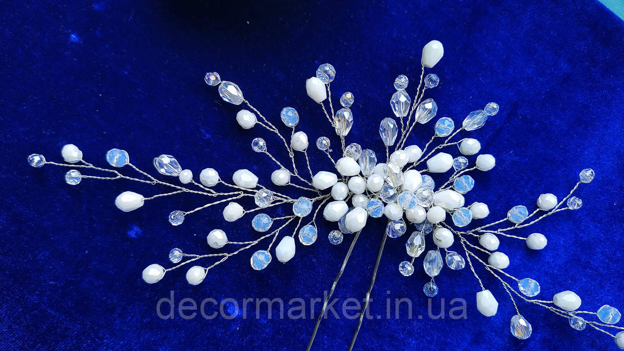 Кришталева весільна прикраса, фото 1