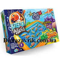 Клёвая Рыбалка и KidSand Кинетический песок 2 в 1 игры Danko Toys