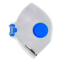 Захисна маска, респіратор з клапаном! Зручна надійна медична маска з фільтром від вірусів FPP1!