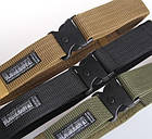 🔥 Ремінь тактичний - розвантажувальний "Blackhawk!" (койот) під подсумки, для кобури, поліції, нацгвардії, фото 7