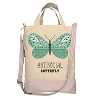 Сумка міська City Antisocial butterfly 34x40 см (SCB_20M021_PUD)