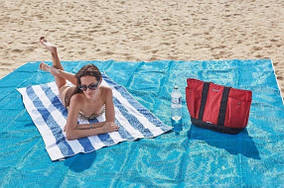 Пляжна Підстилка Анти Пісок Sand Leakage Beach Mat Пляжний Килимок Килимок Для Пікніка Розмір 2 х 2 Метри