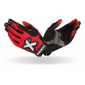 Рукавички для кросфіту MAD MAX Crossfit MXG 101, Black/Red - S