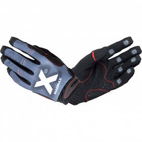 Рукавички для кросфіту MAD MAX Crossfit MXG 102, Black/Grey - S