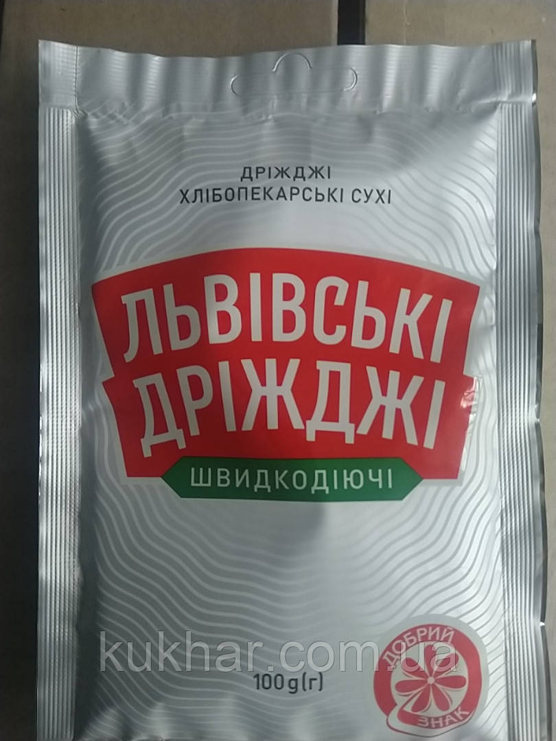 Дріжджі хлібопекарські сухі (Львівські) 100 г