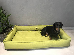 Лежанка для собаки, кота, лежак для собаки, кота, спальне місце МЕБЛЕВА ЗНОСОСТІЙКА ТКАНИНА