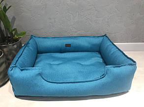 Лежанка для собаки, кота, лежак для собаки, кота, спальне місце МЕБЛЕВА ЗНОСОСТІЙКА ТКАНИНА
