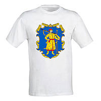 Футболка Push IT з принтом "Козак" 2 L, Білий