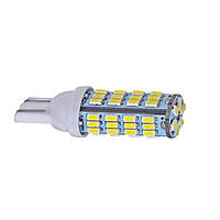 Светодиодная лампа Т10 W5W 54 SMD 3014 12V Белая