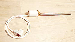 Тен для чавунного радіатора 1200 Вт у комплекті з терморегулятором RECO та захисним ковпачком