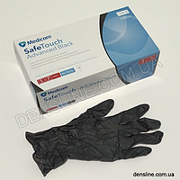 Перчатки нитриловые SafeTouch Advanced Black 100шт/уп (MEDICOM)