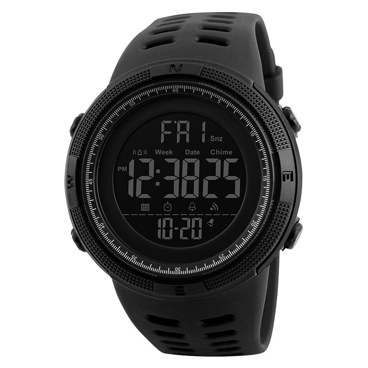 Skmei 1251 Amigo чорний чоловічий спортивний годинник