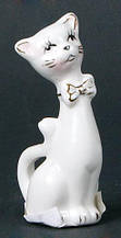 Статуетка Кішка з фарфору