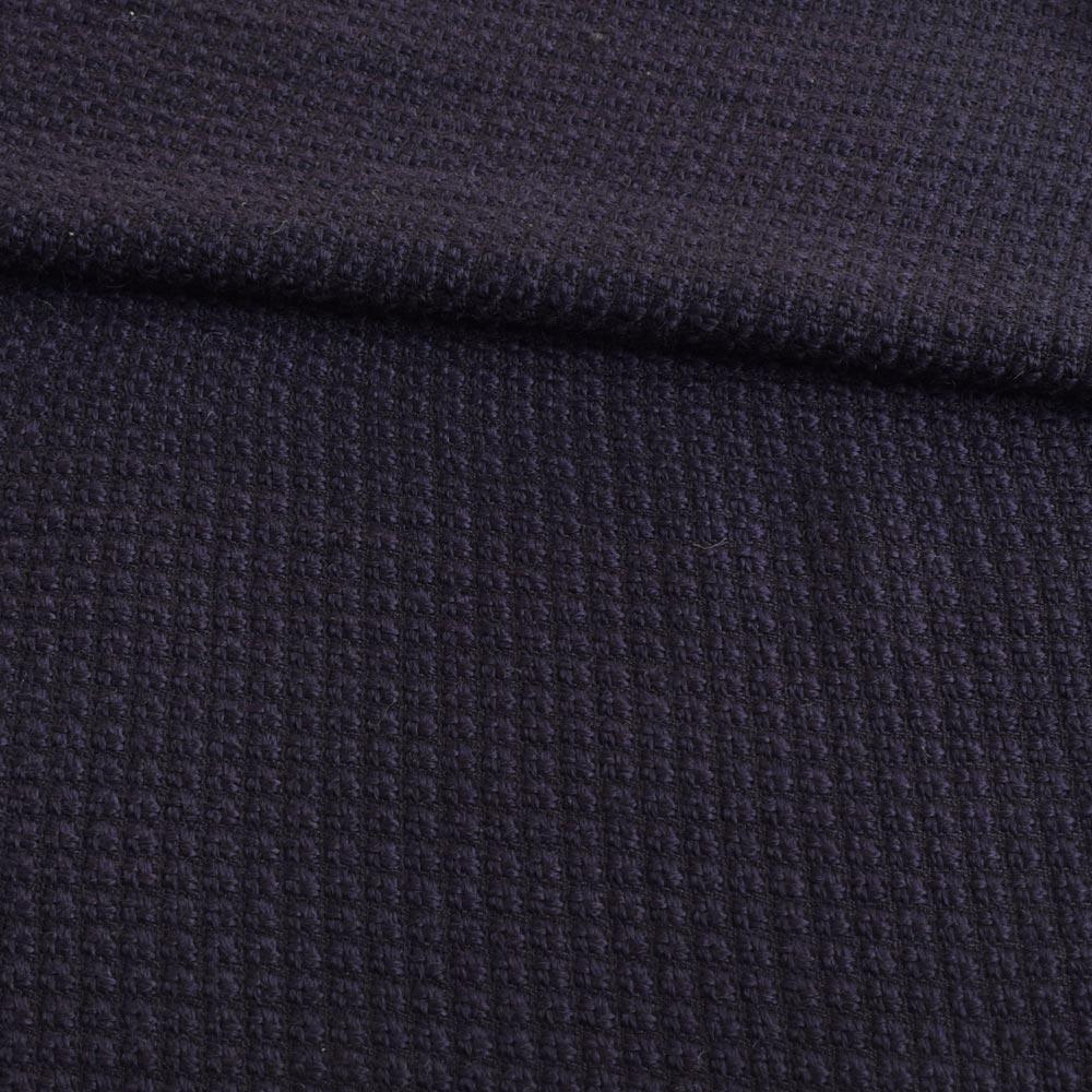 Рогожка костюмна синя темна ш.150