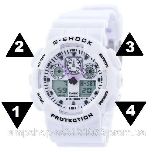 casio ga 100 white