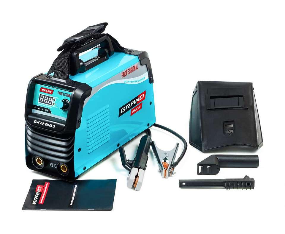 Зварювальний інвертор Grand MМА-350 Professional (LCD-дисплей)