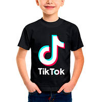 Дитяча футболка. ТІК ТОК. Футболка для дівчинки і хлопчика TIK TOK.