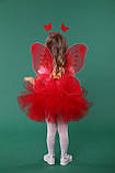 Дитячий карнавальний костюм "Метелик червоний"., фото 3