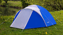Палатка туристична Presto Acamper Ассо 3 Pro 3500 мм, синя і зелена