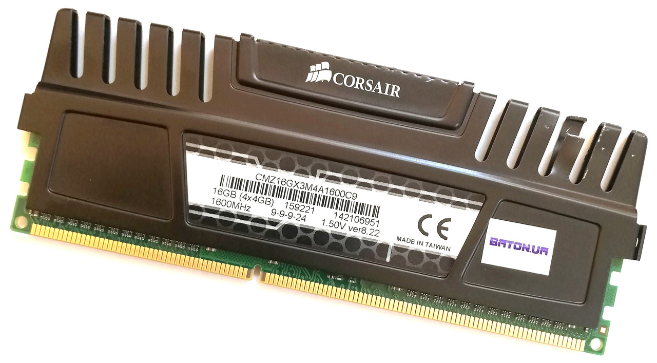 Corsair DDR3 4Gb 1600MHz PC3 12800U 1R8